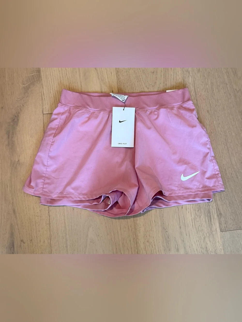 Nike Girls Pink Dri-FIT Performance Shorts- Size Medium- NWT by